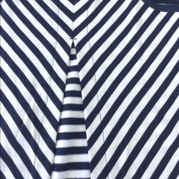 Rag & Bone Split Back Striped Tank Kat Blue & White XS - Picture 6 of 8